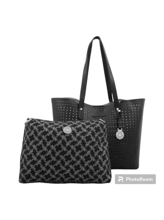 French Connection Handbags - French Connection Talia 2 In 1 Tote Bag Black NWT